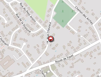 Carte de Recept Thouars à Mazé