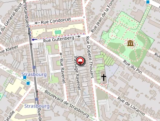 Carte de Insertion Par Le Vêtement à Angers