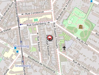 Carte de Cheneau Karine à Angers