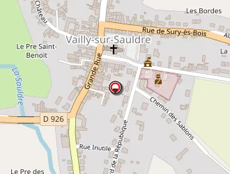 Carte de La Sauldre à Vailly-sur-sauldre