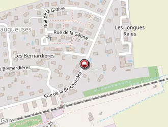 Carte de Technologies Hospitalieres De Touraine à Notre-dame-d'oé