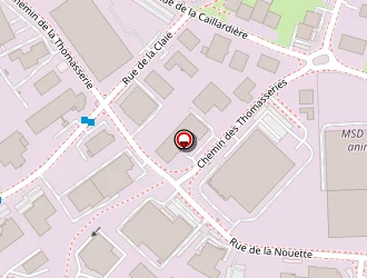 Carte de Ouest Serrurerie à Beaucouzé