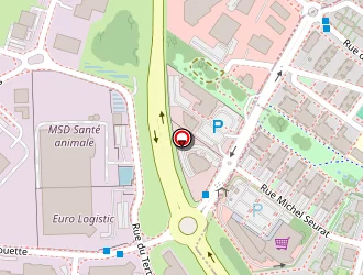 Carte de Intermarché Super Drive à Angers