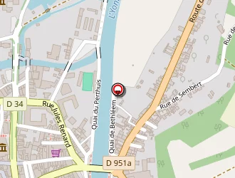 Carte de Auto Ecole Du Centre à Clamecy