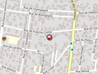 Carte de Centre Esthetique Tessa à Valentigney