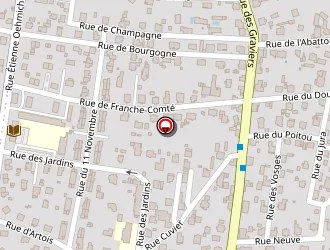 Carte de La Poste à Valentigney