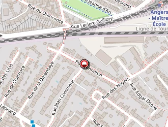 Carte de Occe 49 à Angers