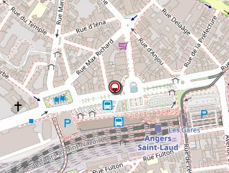 Carte de Robert Olivier à Angers