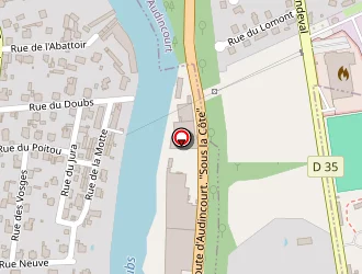 Carte de Bourquin Michel à Valentigney