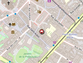 Carte de Centre De Danse De L'ouest à Angers