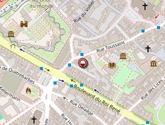 Carte de Empreintes Coiffure à Angers