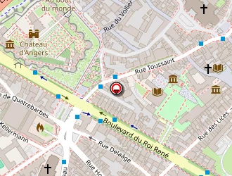 Carte de Boisgrollier Brigitte (de) à Angers