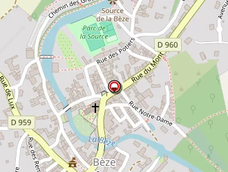 Carte de Ecole Maternelle à Bèze