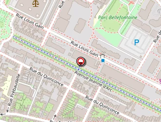 Carte de Le Lu Elisabeth à Angers