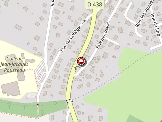 Carte de Cosec à Voujeaucourt