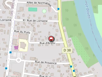 Carte de Gautier Stéphanie à Valentigney