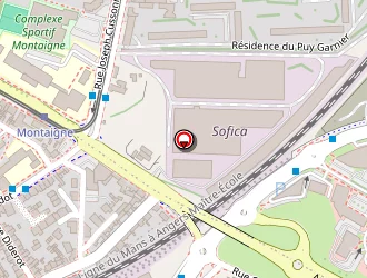 Carte de Espace Femmes à Angers