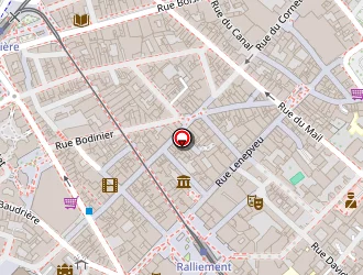 Carte de Bouquinerie Du Centre à Angers