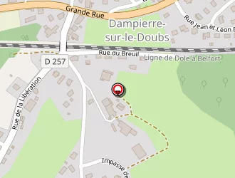 Carte de Gerum Christian à Dampierre-sur-le-doubs