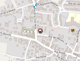 Carte de Boucherie Royale à Corné