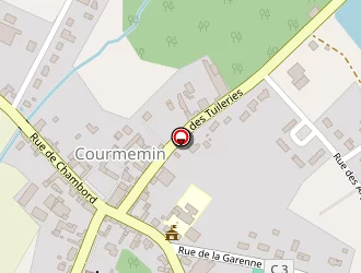 Carte de Près D'ici à Courmemin