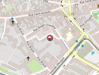 Carte de Alcooliques Anonymes à Angers