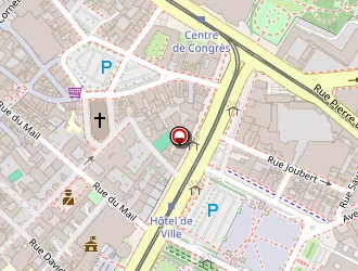 Carte de Institution Jeanne D'arc à Angers