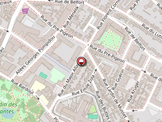 Carte de Maison Des Solidarités à Angers