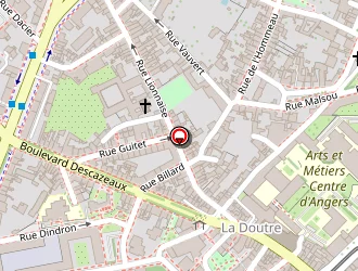 Carte de Centre National De Danse Comptemporaine D'angers (c.n.d.c) à Angers