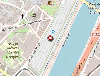 Carte de Atelier Garnier à Angers