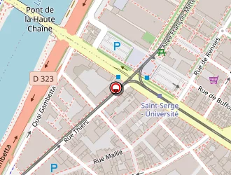 Carte de L'araignée Rouge à Angers