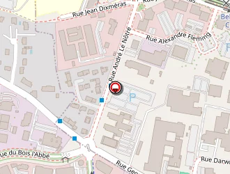 Carte de Ecole Supérieure De Couverture (esc) à Angers