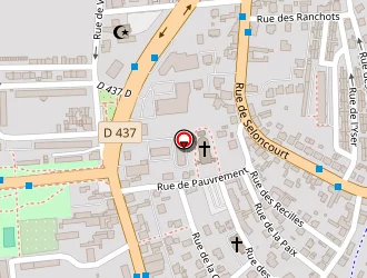 Carte de Actua à Audincourt