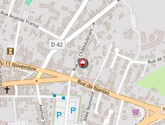 Carte de Le Pressoir Saint Laurent à Blain