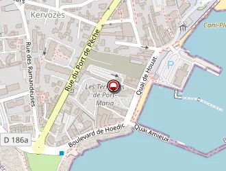 Carte de Hôtel Le Neptune à Quiberon