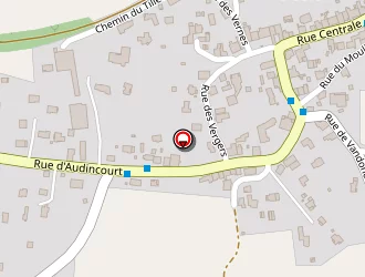 Carte de Salle Des Fêtes à Dasle