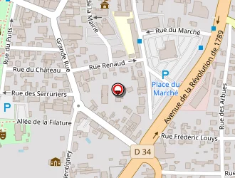 Carte de Inter Pneus à Audincourt