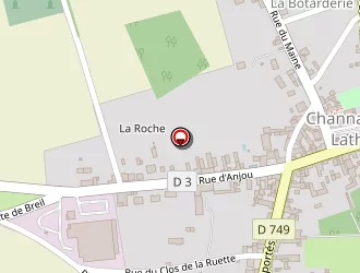 Carte de Ecole De Channay Sur Lathan à Channay-sur-lathan