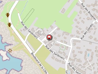 Carte de Picobel à Quiberon