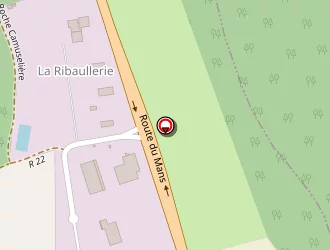 Carte de Les Belles Caves à Charentilly