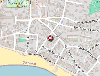 Carte de Kristiana à Quiberon