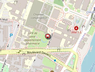 Carte de Lycée Professionnel Privé Les Buissonnets à Angers