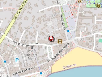 Carte de Villa Margot à Quiberon