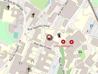 Carte de Clinique Du Sein à Angers