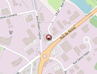 Carte de Distri Center à Blain