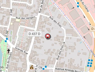 Carte de Optique Erard à Audincourt