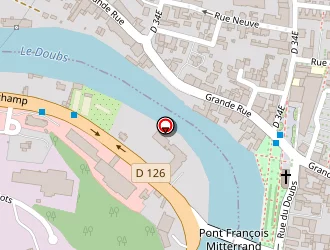 Carte de Nedey à Valentigney