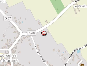 Carte de At Bedu à Courcelles-de-touraine