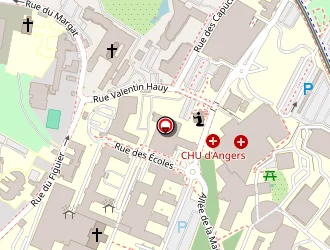 Carte de Centre Régional Basse Vision à Angers