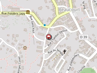 Carte de Thiéry Jean-christophe à Beaucourt